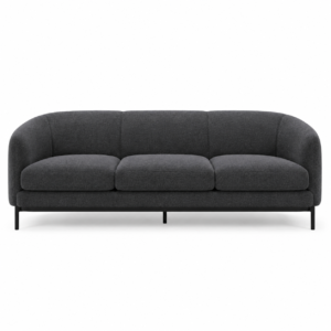 3 seater sofa dark grey