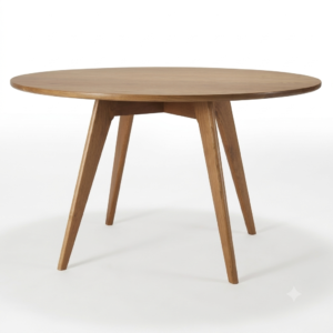 solid wood round dining table 2