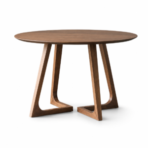 solid wood roud dinner table