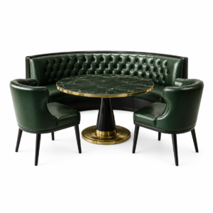 curved sofa