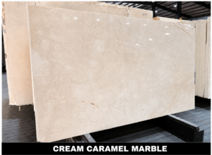 cream caramel marble