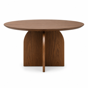 solid wood round table